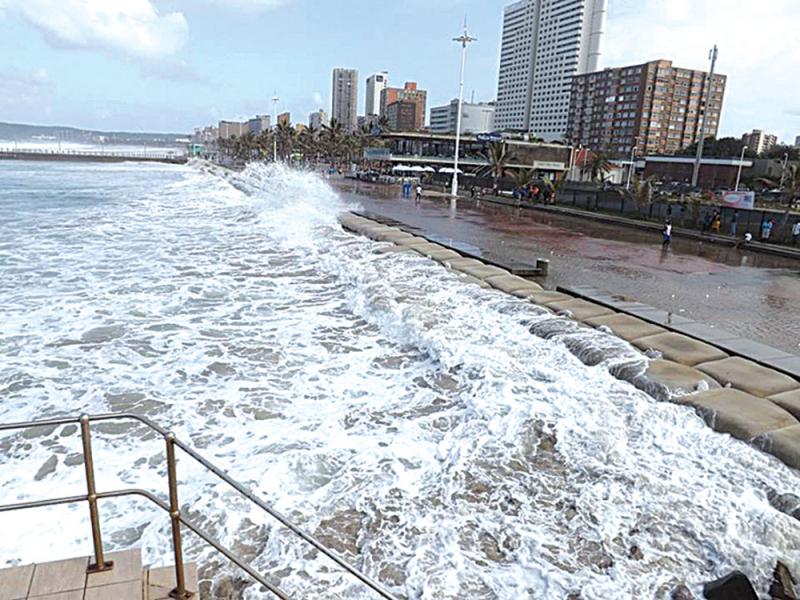 durban clean up and beach closures